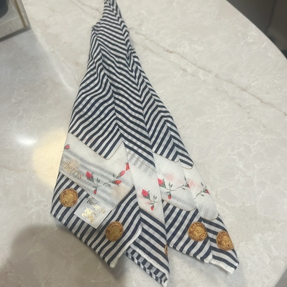 Very rare bundle BURBERRY Nova Check Mini  Bag + scarf twilly +chain New in Box - Picture 16 of 17